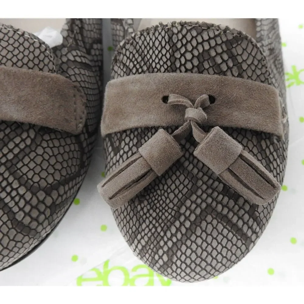 Sabrinas London women's size 39 8 M ballet flats slip on comfort shoes leather b